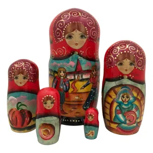 Cinderella 5 Piece Matryoshka Set