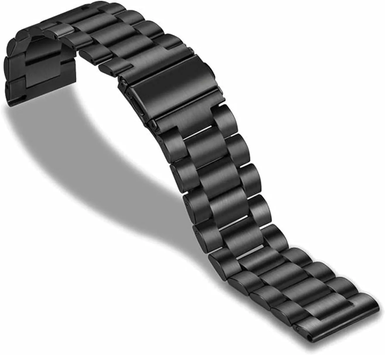 Clasp Men's Watch Bracelet Watch Strap Metal Stainless Steel 20/22/24mm Silver shyness success outside distinction acute sage Solid Strap Button Hidden 
