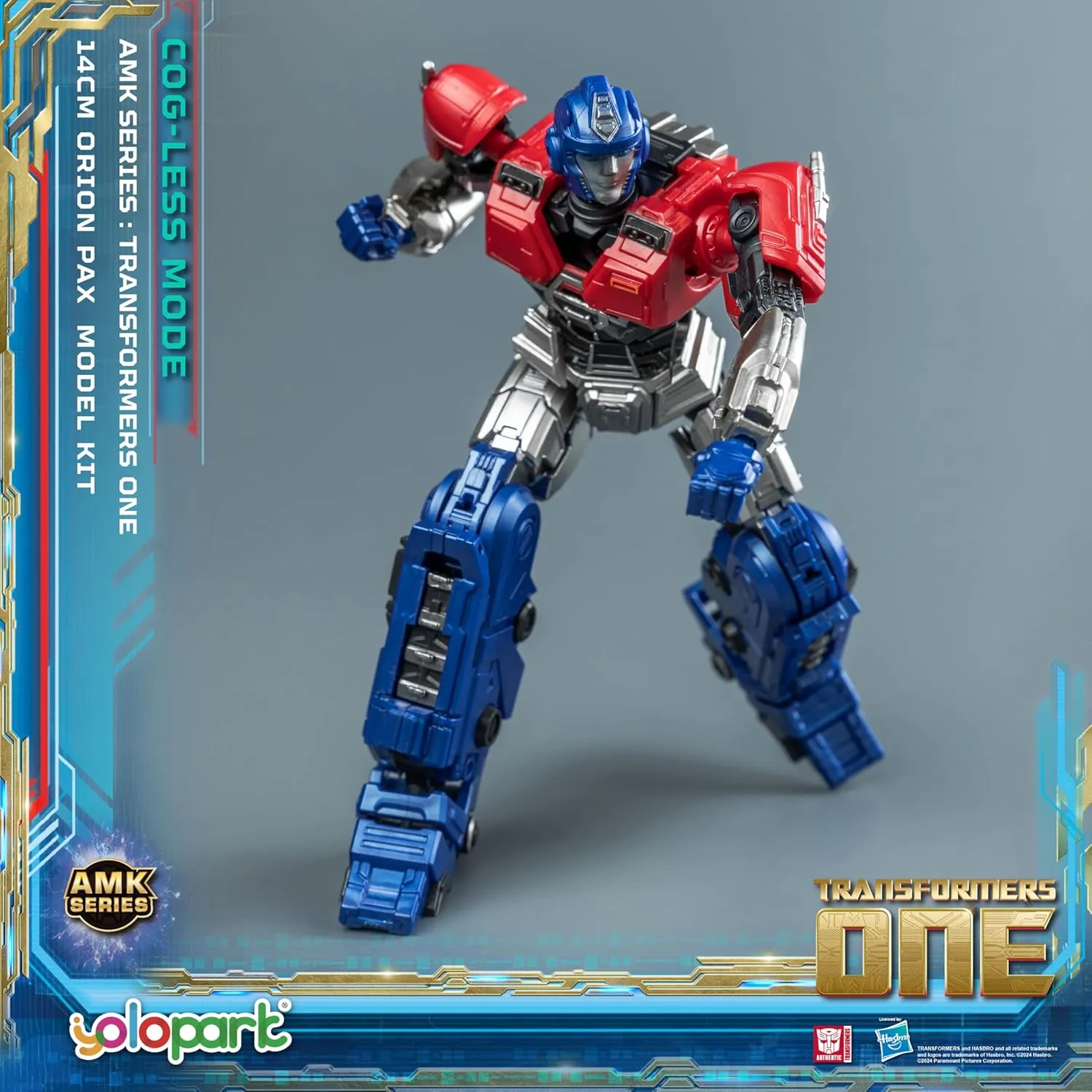 Cog-Less Mode,5.51 Inch Highly Articulated Transformer Toys for Boys Girls 8  Years Old,No Converting YOLOPARK Optimus Prime crook quench delay bewilder (Orion Pax) Transformers One Toys 