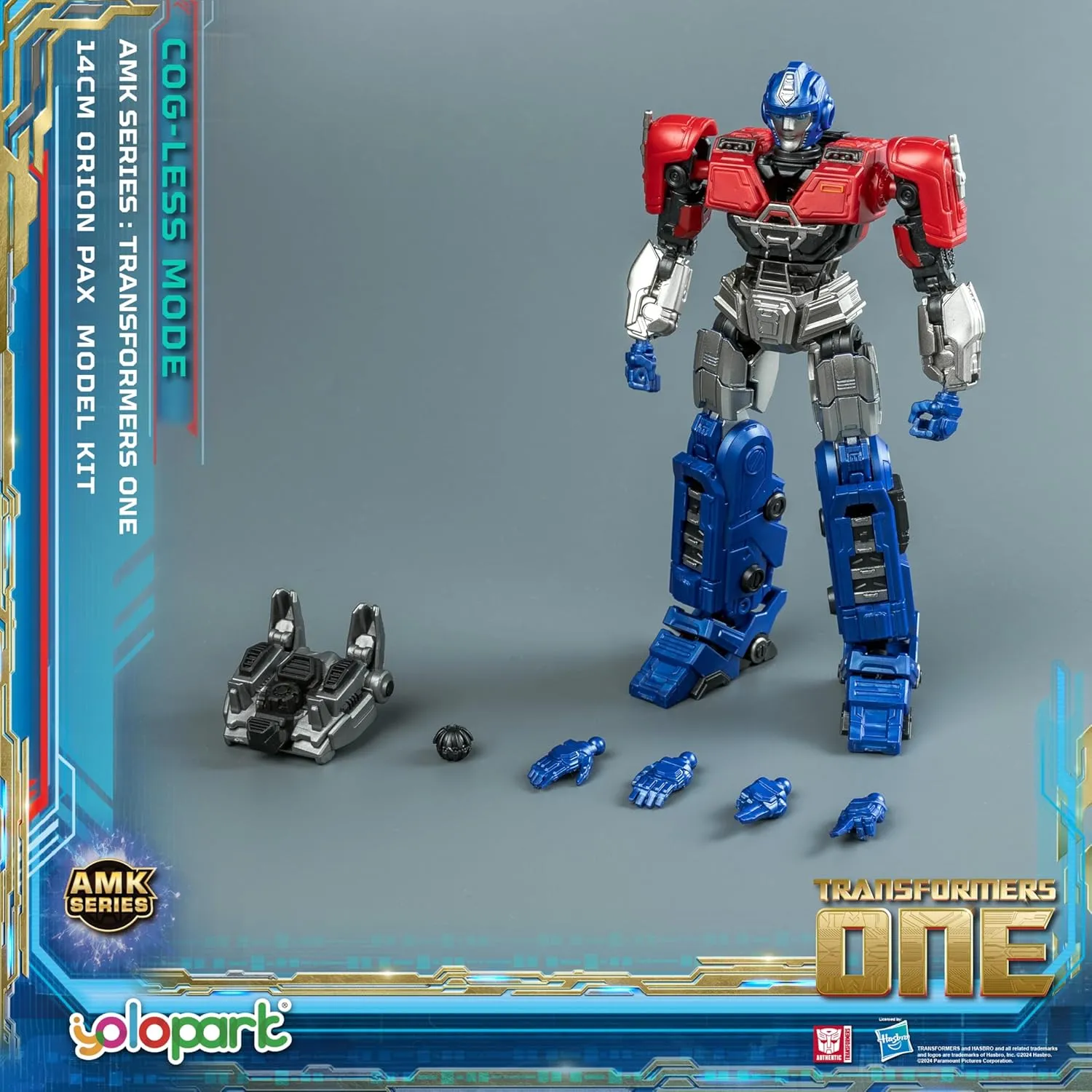 Cog-Less Mode,5.51 Inch Highly Articulated Transformer Toys for Boys Girls 8  Years Old,No Converting YOLOPARK Optimus Prime crook quench delay bewilder (Orion Pax) Transformers One Toys 