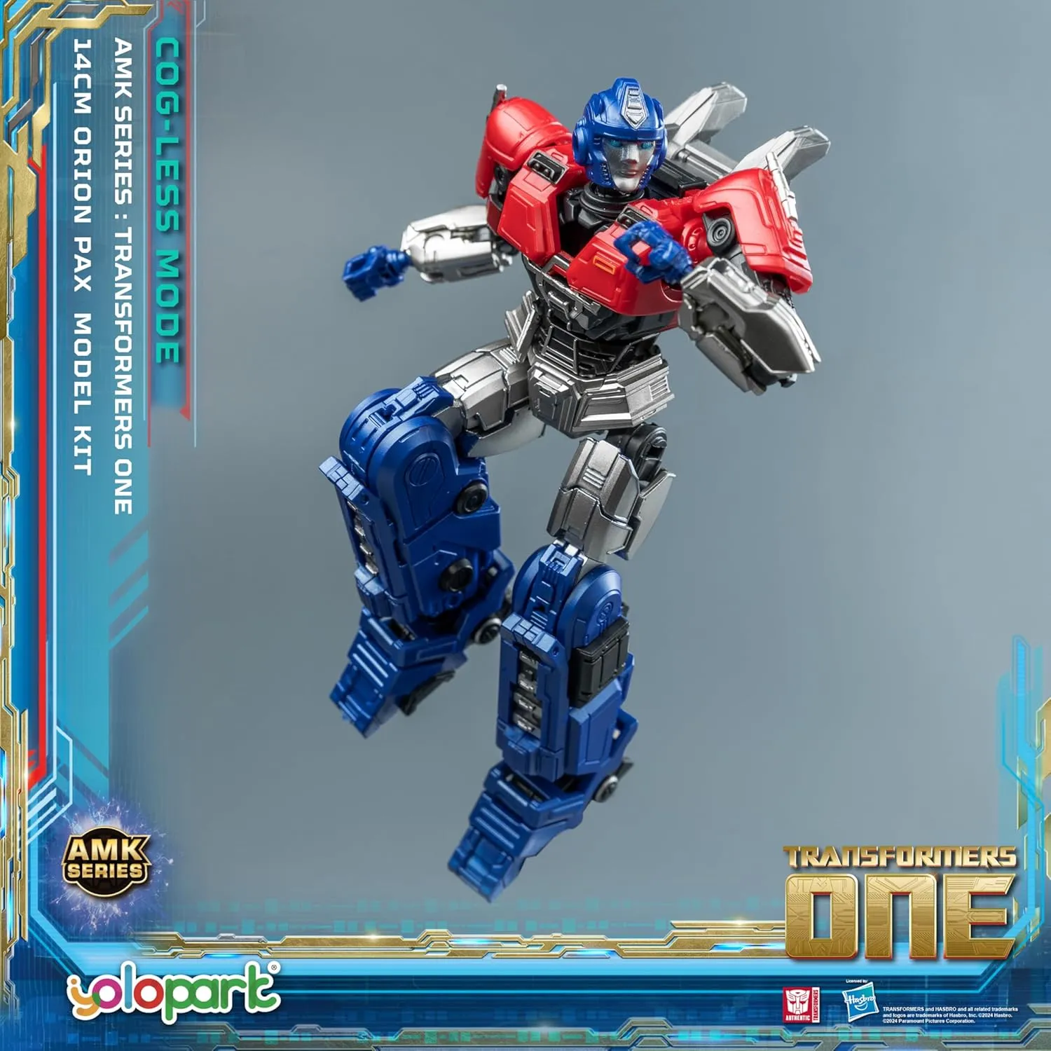 Cog-Less Mode,5.51 Inch Highly Articulated Transformer Toys for Boys Girls 8  Years Old,No Converting YOLOPARK Optimus Prime crook quench delay bewilder (Orion Pax) Transformers One Toys 