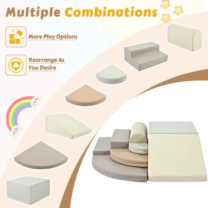 Colorful Soft Foam Climbing Fun for Toddlers