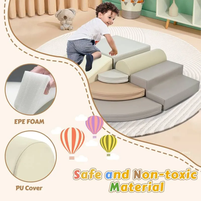 Colorful Soft Foam Climbing Fun for Toddlers