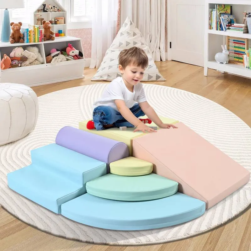 Colorful Soft Foam Climbing Playset for Toddlers