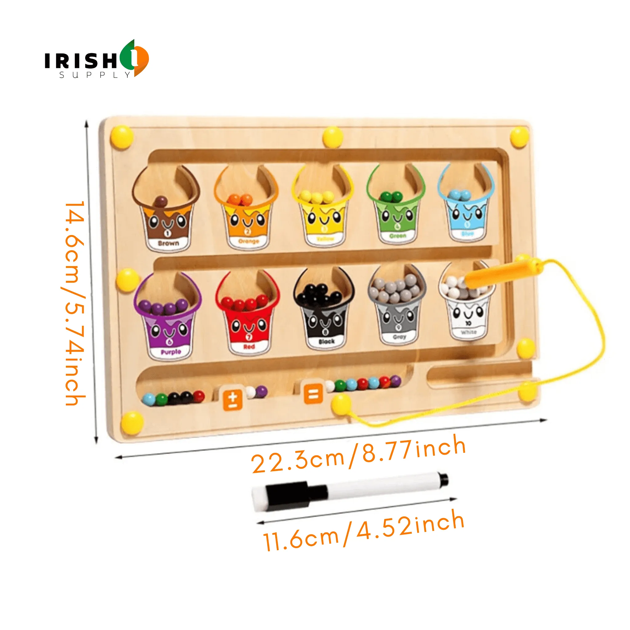 COLORO™ 2-in-1 Magnetic Montessori Maze