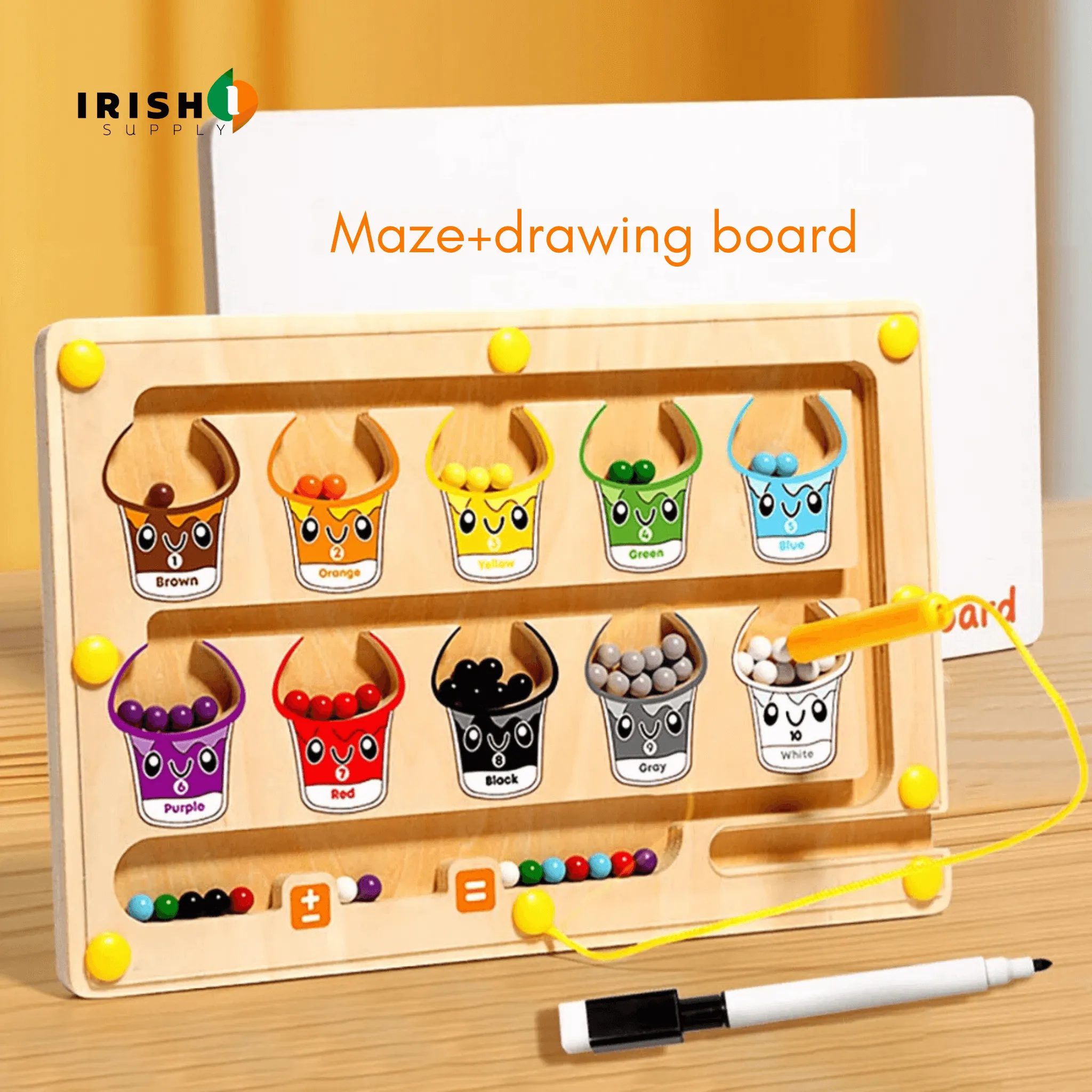 COLORO™ 2-in-1 Magnetic Montessori Maze