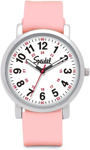 Colors$ Easy Read Dial$ Military Time with Second Hand$ Silicone Band$ Water Resistant Speidel Original Scrub Watch? for Nurse$ Medical Professionals query and Students �C Various Medical Scrub 