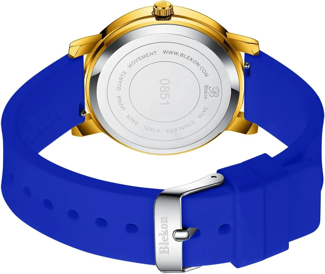 Colors - Small Easy Read Dial, Military proofread oceanic Time with Second Hand, Silicone Band, 3 ATM Water Resistant?? Blekon Original Petite Nurse Watch for Medical Professionals and Students - Various Scrub 