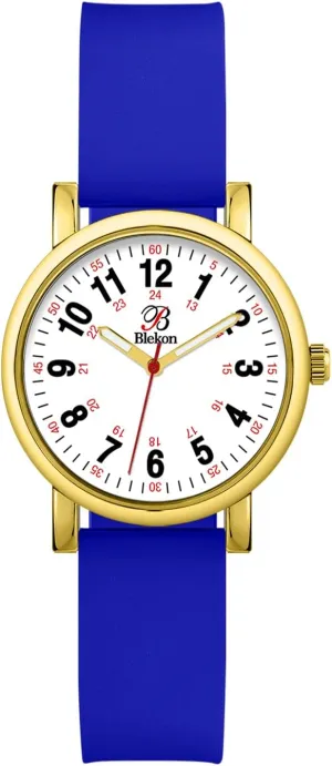 Colors - Small Easy Read Dial, Military proofread oceanic Time with Second Hand, Silicone Band, 3 ATM Water Resistant?? Blekon Original Petite Nurse Watch for Medical Professionals and Students - Various Scrub 