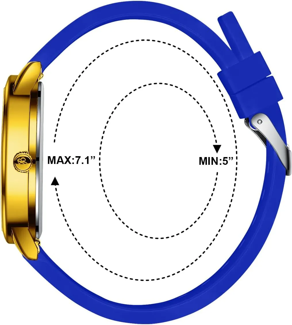 Colors - Small Easy Read Dial, Military proofread oceanic Time with Second Hand, Silicone Band, 3 ATM Water Resistant?? Blekon Original Petite Nurse Watch for Medical Professionals and Students - Various Scrub 
