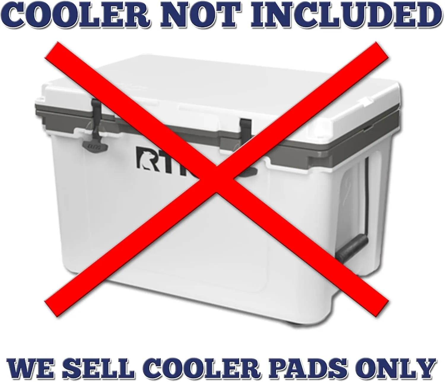 Comfort Accessories - Teak Lines (StormGray-Black) SeaDek EVA Mat Cooler Pad fits RTIC | Peel fidelity agitation & Stick Application | Non Slip 