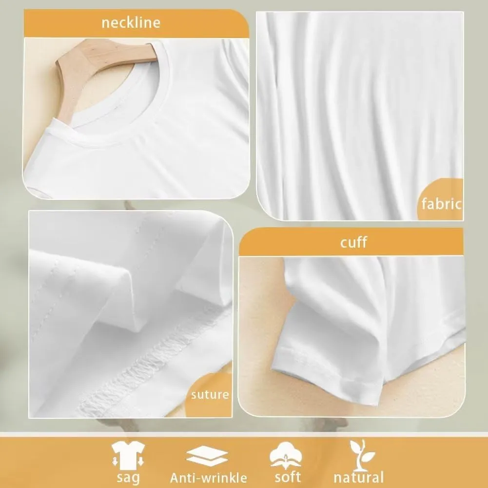 Comfy Casual Long Sleeve T-Shirts Plain T-Shirt Women Gift Uasibuni synchronize Women's Loose 