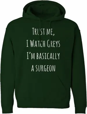 commensalism lessen run projector Me$ I Watch Greys Unisex Hoodie Indica Plateau Trust 