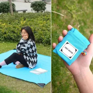Compact Waterproof Camping Mat - Portable Outdoor Blanket