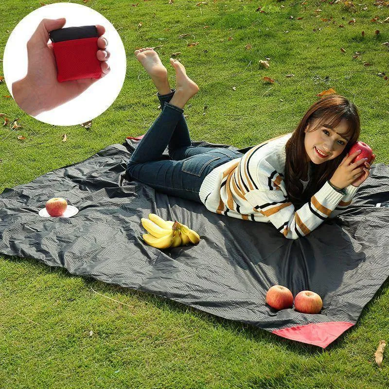 Compact Waterproof Camping Mat - Portable Outdoor Blanket