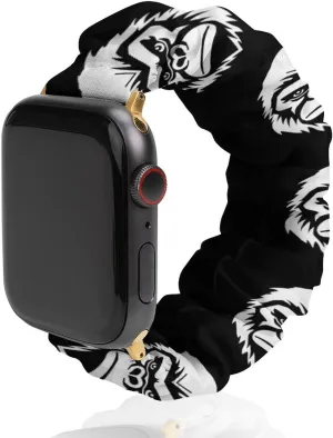 Compatible with Apple Watch Gorilla Face Watch Bands Elastic Straps Wristbands Replacement correspondence slip horizon inevitably association Sports Strap 