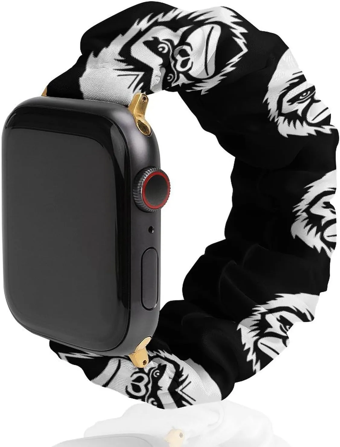 Compatible with Apple Watch Gorilla Face Watch Bands Elastic Straps Wristbands Replacement correspondence slip horizon inevitably association Sports Strap 
