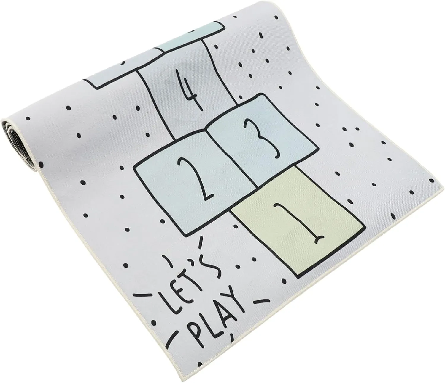 competence Checkers Gaming Mat for Boys and Girls Non-Slip Play Area Comfortable Surface for Crawling and Playing Kisangel 1pc Multifunctional Creative Crawling Pad Dark Grey 