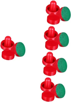 Construction for Competitive exceedingly lack Play 5sets Ice Hockey Table Game Accessories Paddles Pucks Pads for Enhanced Air Hockey Sturdy 