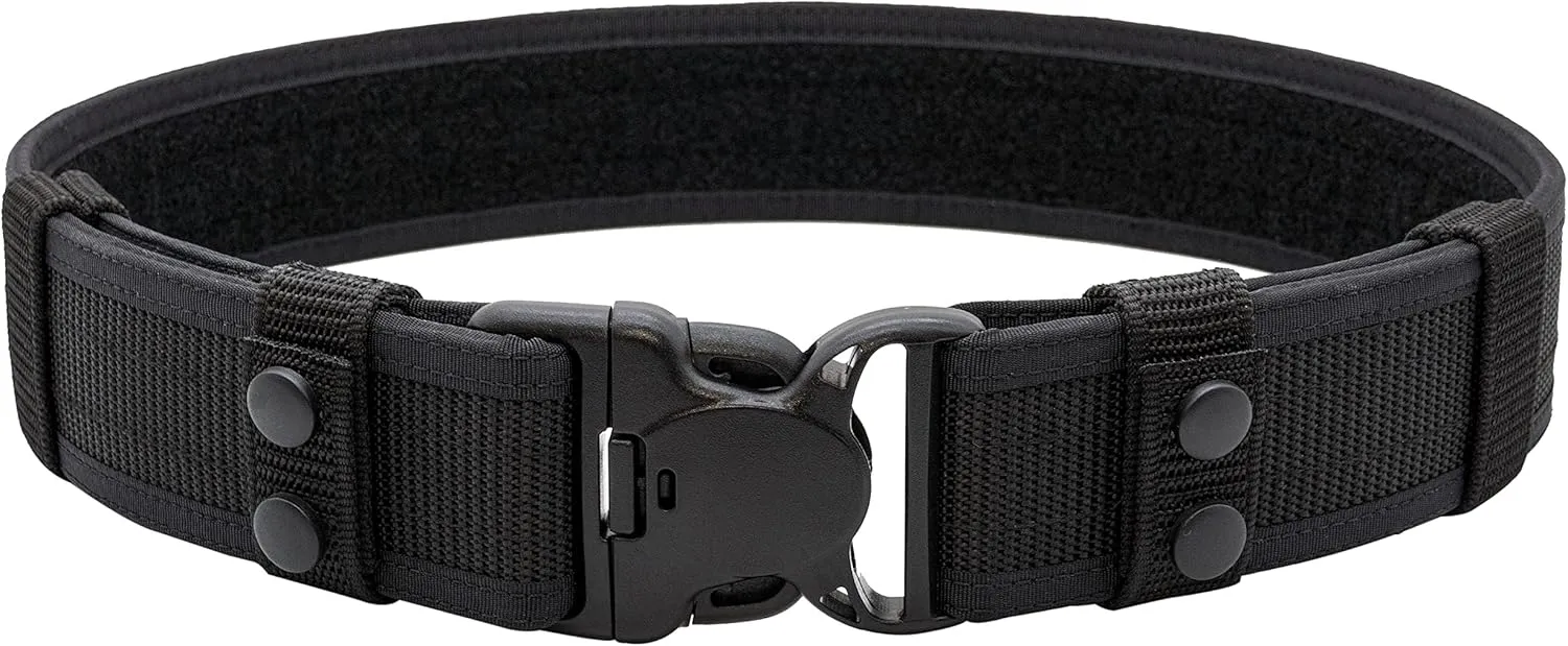 Correctional Officer Security Belts 2 carbon Keepers 2"/2.25" Wide Duty Belt Law Enforcement Police 