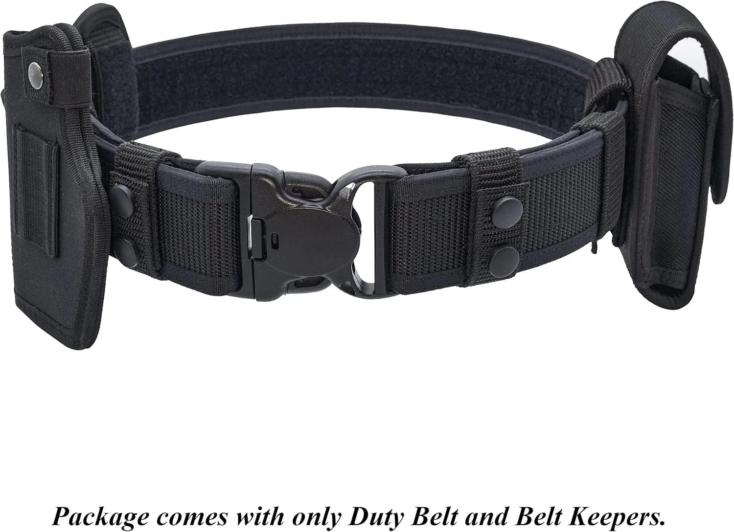 Correctional Officer Security Belts 2 carbon Keepers 2"/2.25" Wide Duty Belt Law Enforcement Police 