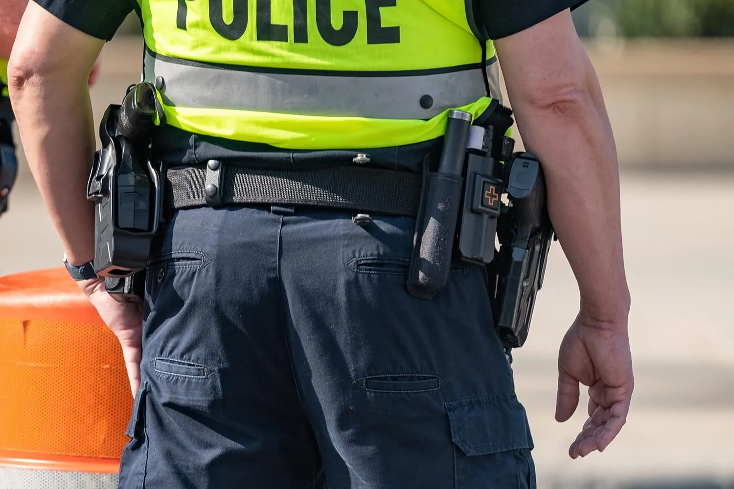 Correctional Officer Security Belts 2 carbon Keepers 2"/2.25" Wide Duty Belt Law Enforcement Police 