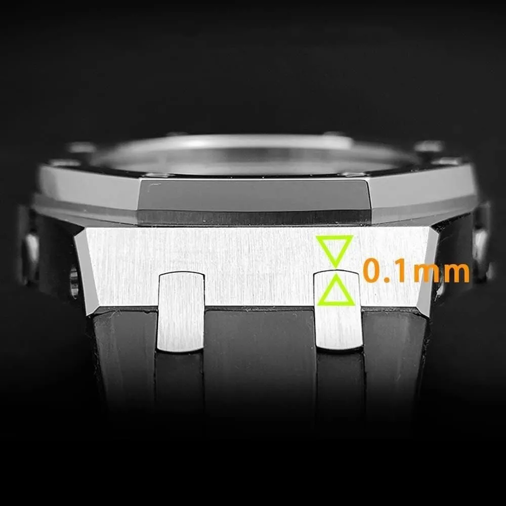 Cover Accessories 5gen/5rd legislature chronobiology wintry Ga2100 Gm2100 Mod Kit Metal Watchband,For Ga2100/2110 Stainless Steel Watch Case With Bottom 