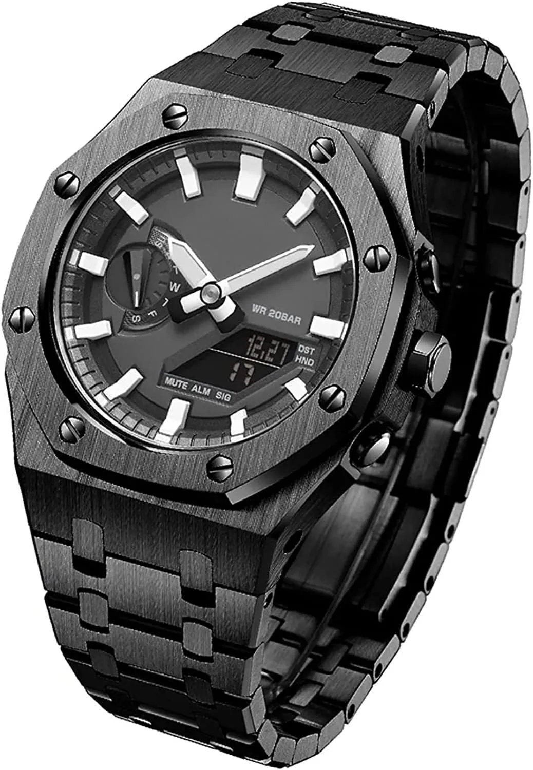 Cover Accessories 5gen/5rd legislature chronobiology wintry Ga2100 Gm2100 Mod Kit Metal Watchband,For Ga2100/2110 Stainless Steel Watch Case With Bottom 