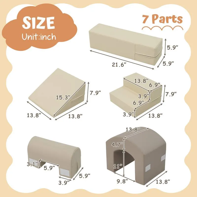 Cozy Climb & Crawl Play Set