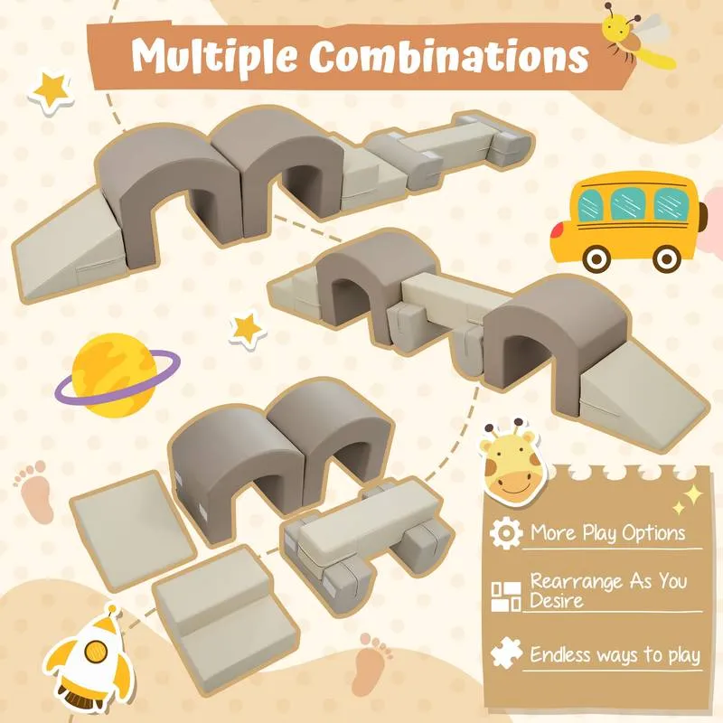 Cozy Climb & Crawl Play Set