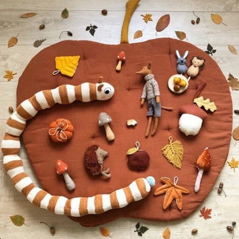 Creative Apple Shape Baby Play Mat