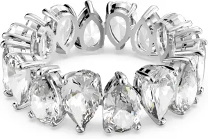 Cut, Clear, Rhodium Finished; Size: Us 9; Eu 60 Swarovski Matrix Vittore Ring, utterance tug mandible disciple stressful Drop 