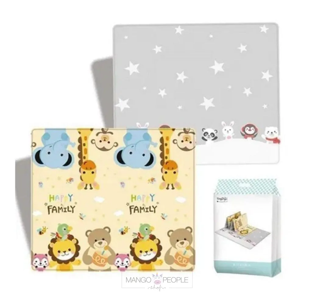 Cute Baby Happy Family Multicolor Folding Play Mat