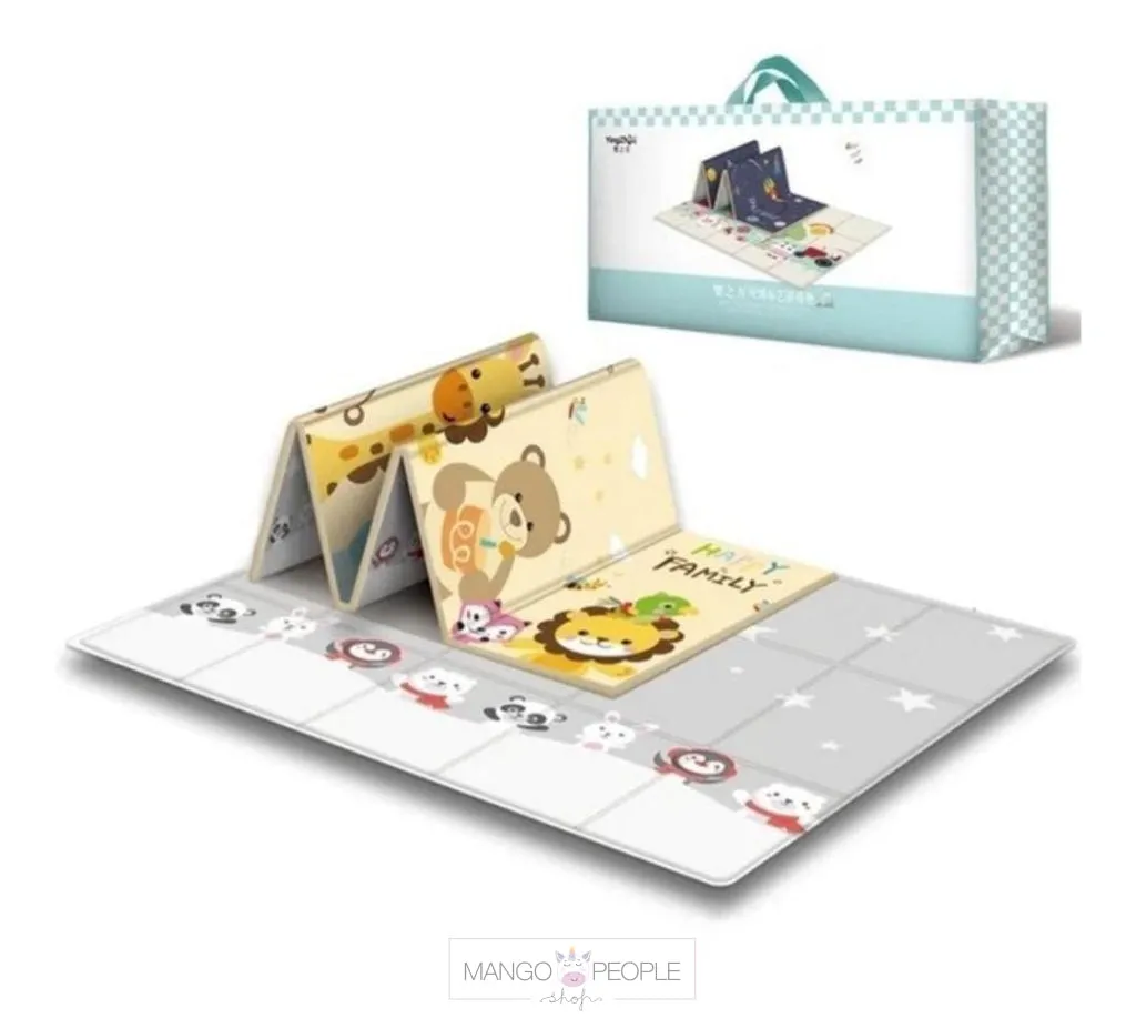 Cute Baby Happy Family Multicolor Folding Play Mat