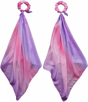 Dance$ Imaginative$ and Pretend Play | Includes 2 Pieces (Blossom) Sarah's Silks Wrist Streamers | 100% Silk Montessori and Waldorf Toys skeletally fiber toed | Rhythm Ribbons for 