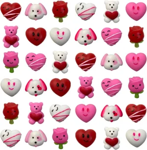 Day Prizes Party Favors JoFAN 36 briny PCS Valentines Mochi Squishy Toys Squishies for Kids School Class Classroom Valentines Cards Gifts 
