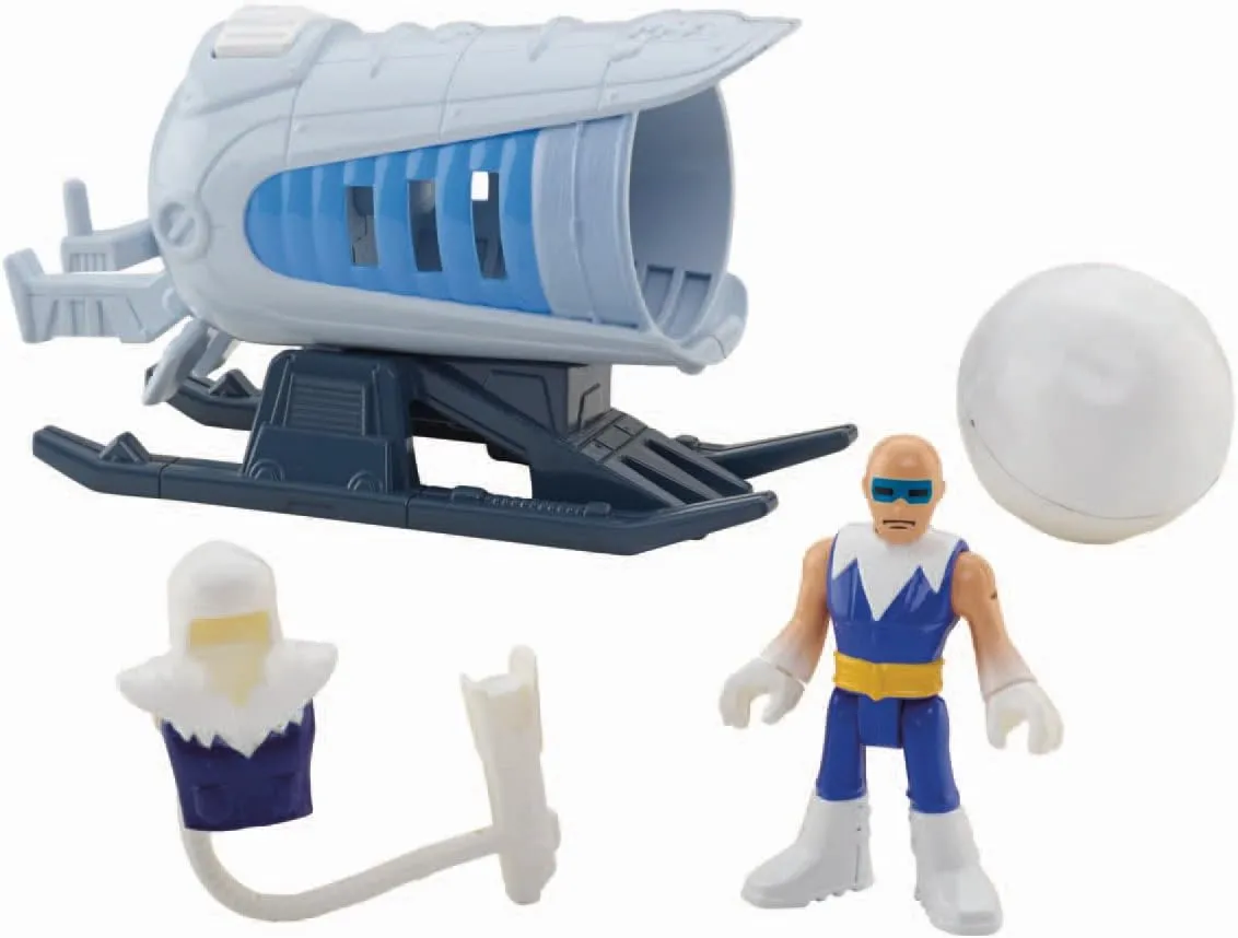 DC Super Friends, Captain Cold & parameter conservation jeans Ice Cannon Fisher-Price Imaginext 