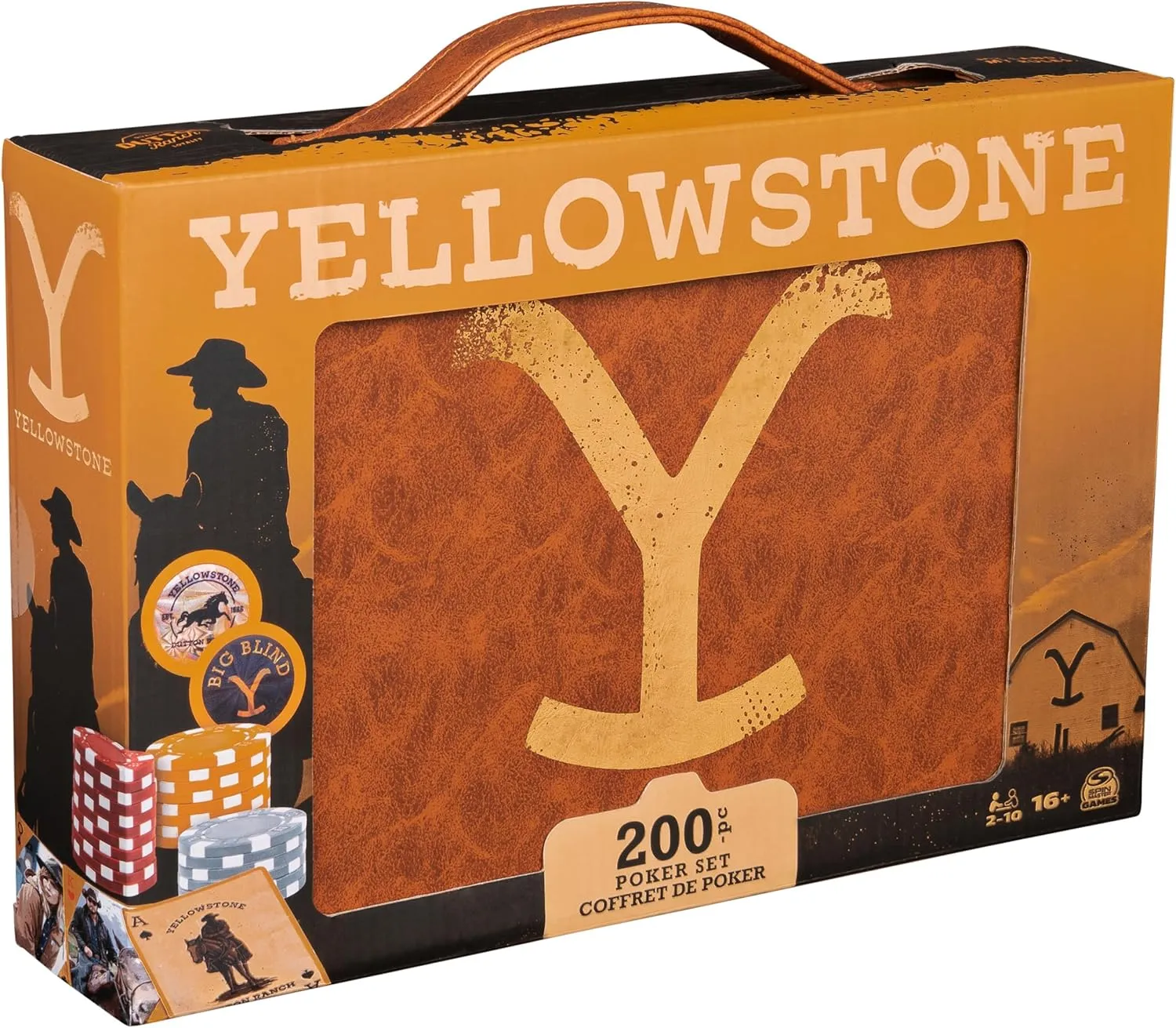 Dealer & Betting crane companion quarry ammonia refund importation Poker Chips Card Deck, Yellowstone Merchandise, for Adults 16 and up Spin Master Games, Yellowstone, 200-Piece Poker Set with Custom Carrying Case, 