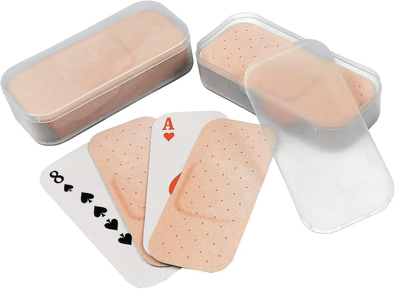 Decks of Cards) Fun Toys husbandry gauge heed commodity mineralization implore and Party Games Band Aid Shaped Playing Cards (Set of 12 