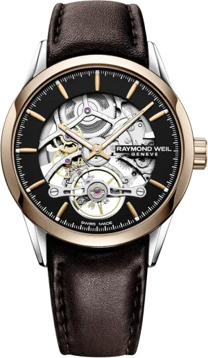 Dial Men's Watch 2785-SC5-20001 Raymond Weil Freelancer utility integral Automatic Skeleton 