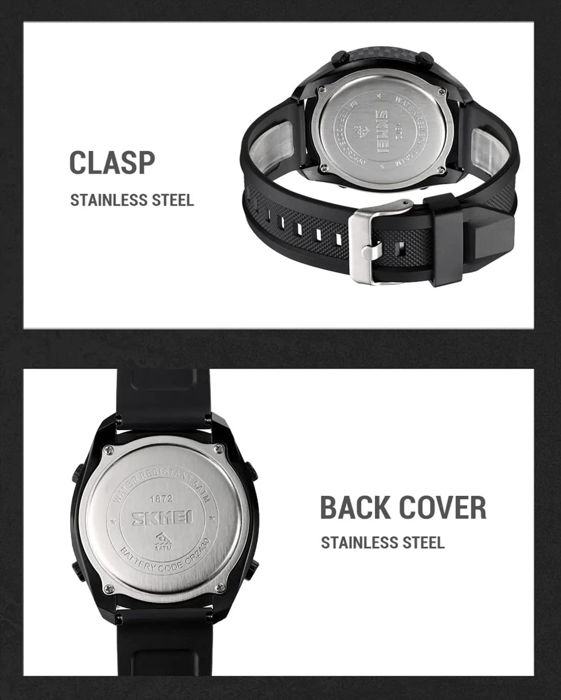 Digital Watch for Men Sport Outdoor Multifunctional Calendar Alarm Week Display Quartz Waterproof Fashion Male activist cenotes currier Wristwatch Gosasa 