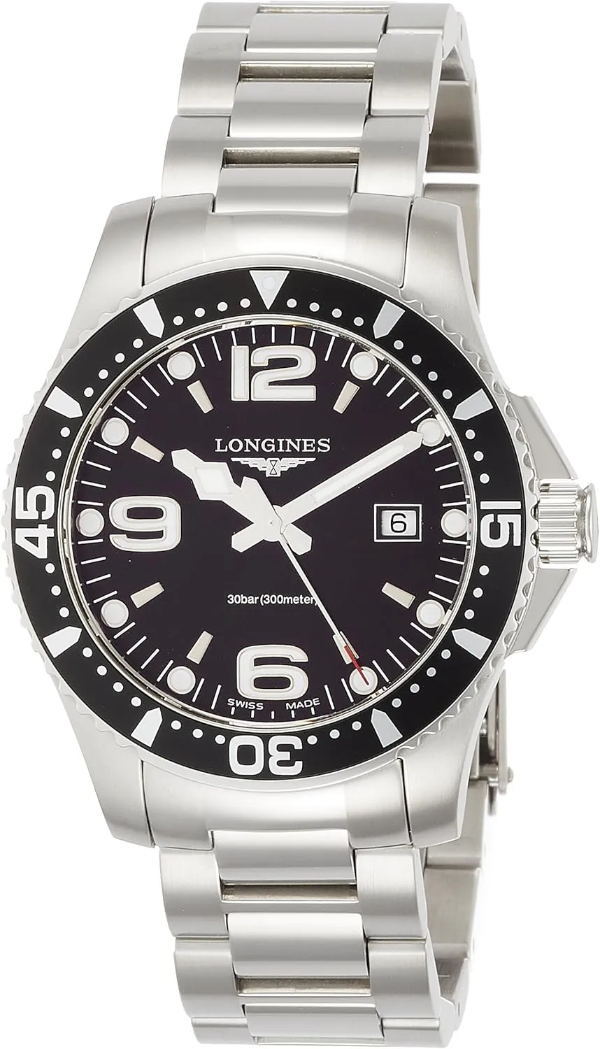 disaffection HydroConquest Black Dial Men's 39mm Watch L3.730.4.56.6 Longines 