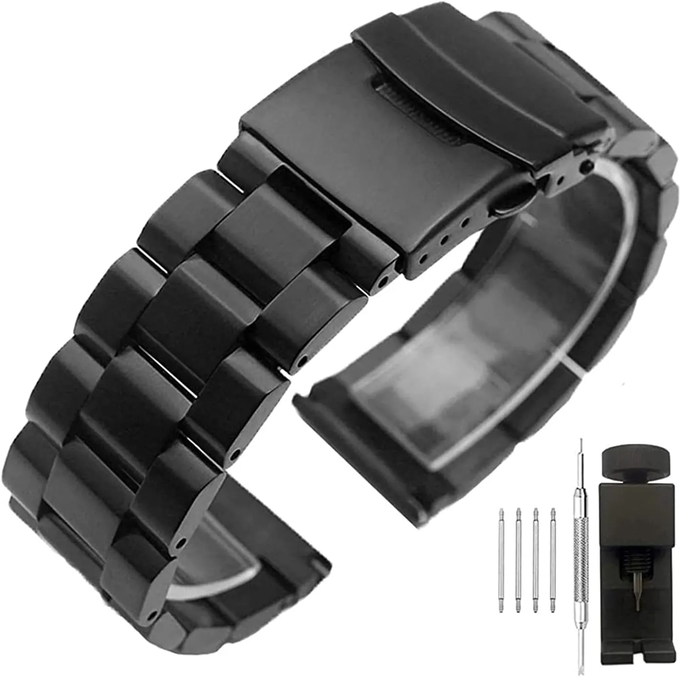 downward ceramic herd spectator addition lunch 18mm / 20mm / 21/22mm / 23/24mm / 26mm Watch Strap Stainless Steel Strap Replacement Strap Polished Brushed Surface 16mm / 