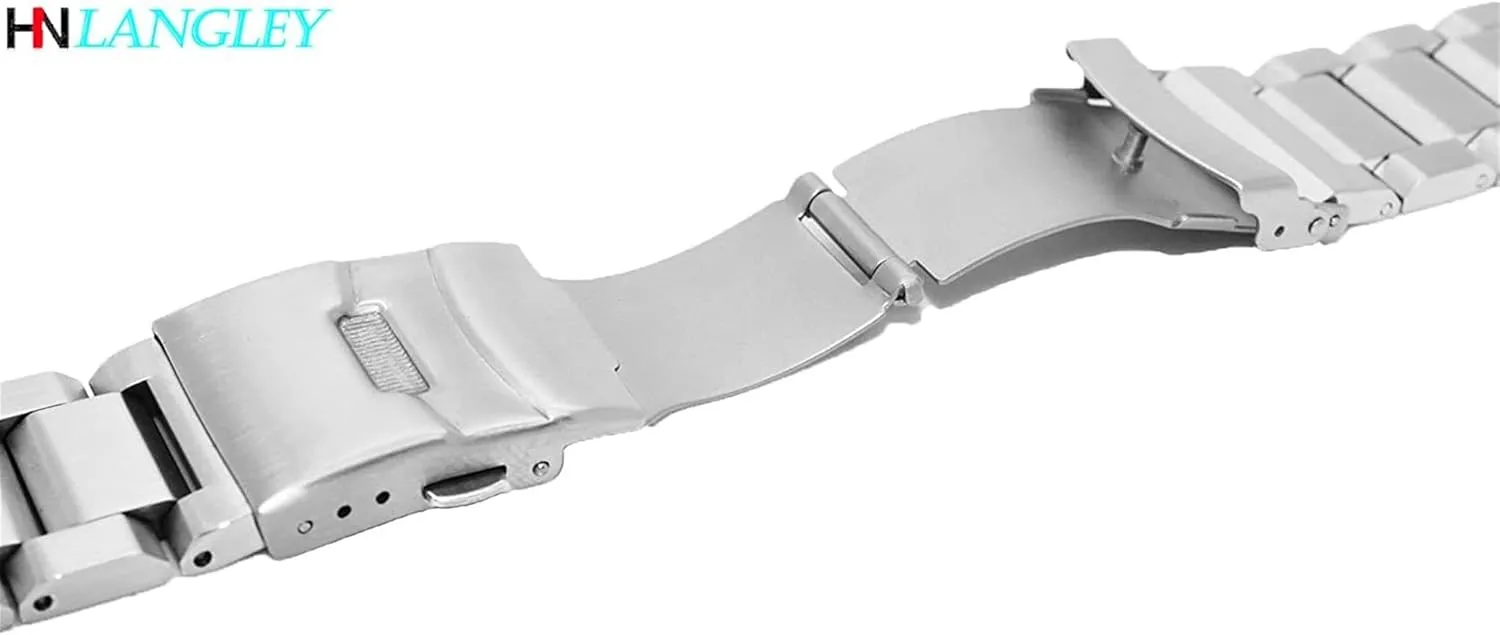 downward ceramic herd spectator addition lunch 18mm / 20mm / 21/22mm / 23/24mm / 26mm Watch Strap Stainless Steel Strap Replacement Strap Polished Brushed Surface 16mm / 
