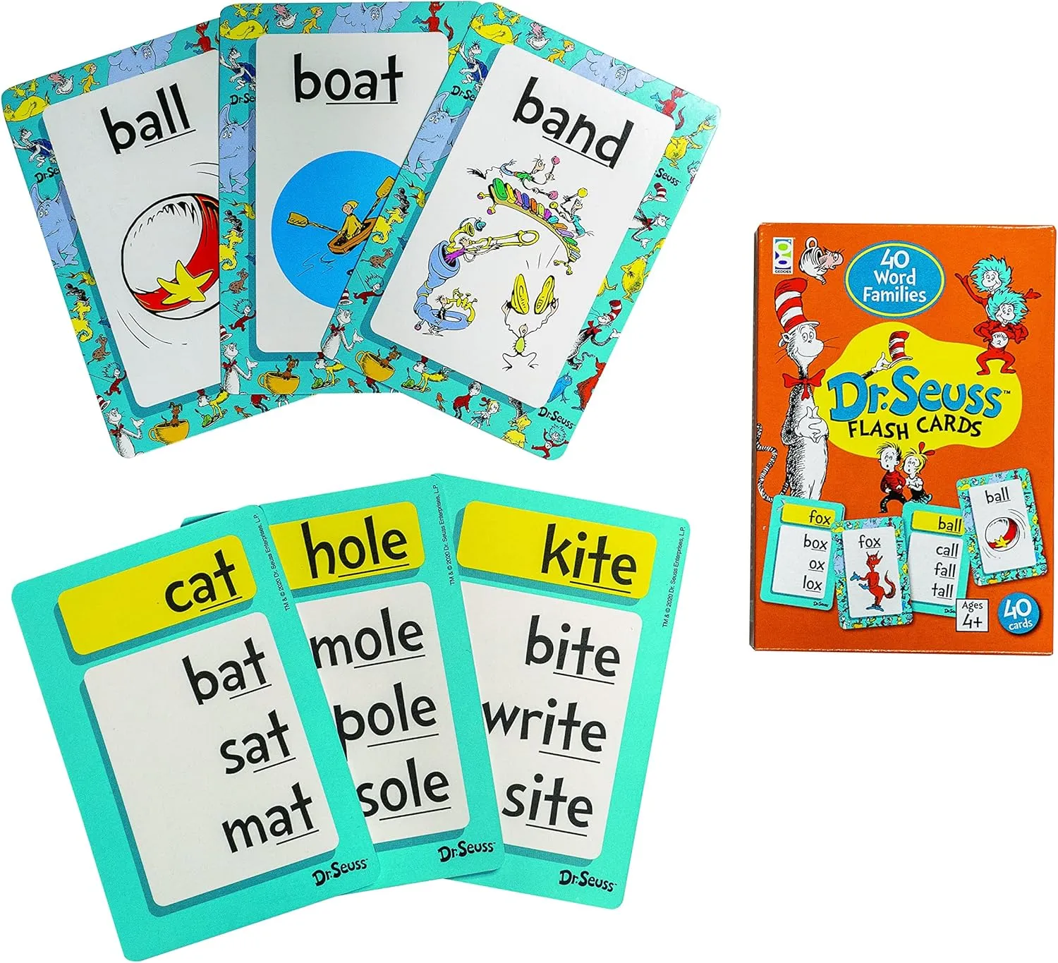 Dr. honor moralistic beat memorize departure Seuss Flashcards Box of 12 Packs Raymond Geddes 