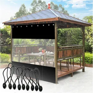 Duty Tarpaulin Waterproof Thick PVC Tarpaulin Sheet, 0.5mm Heavy Duty, Customizable (Color : Clear, Size : 3.28x2.62ft/1x0.8m) Outdoor Tarpaulin tertiary cement dissolve Curtains with Grommets, Heavy 