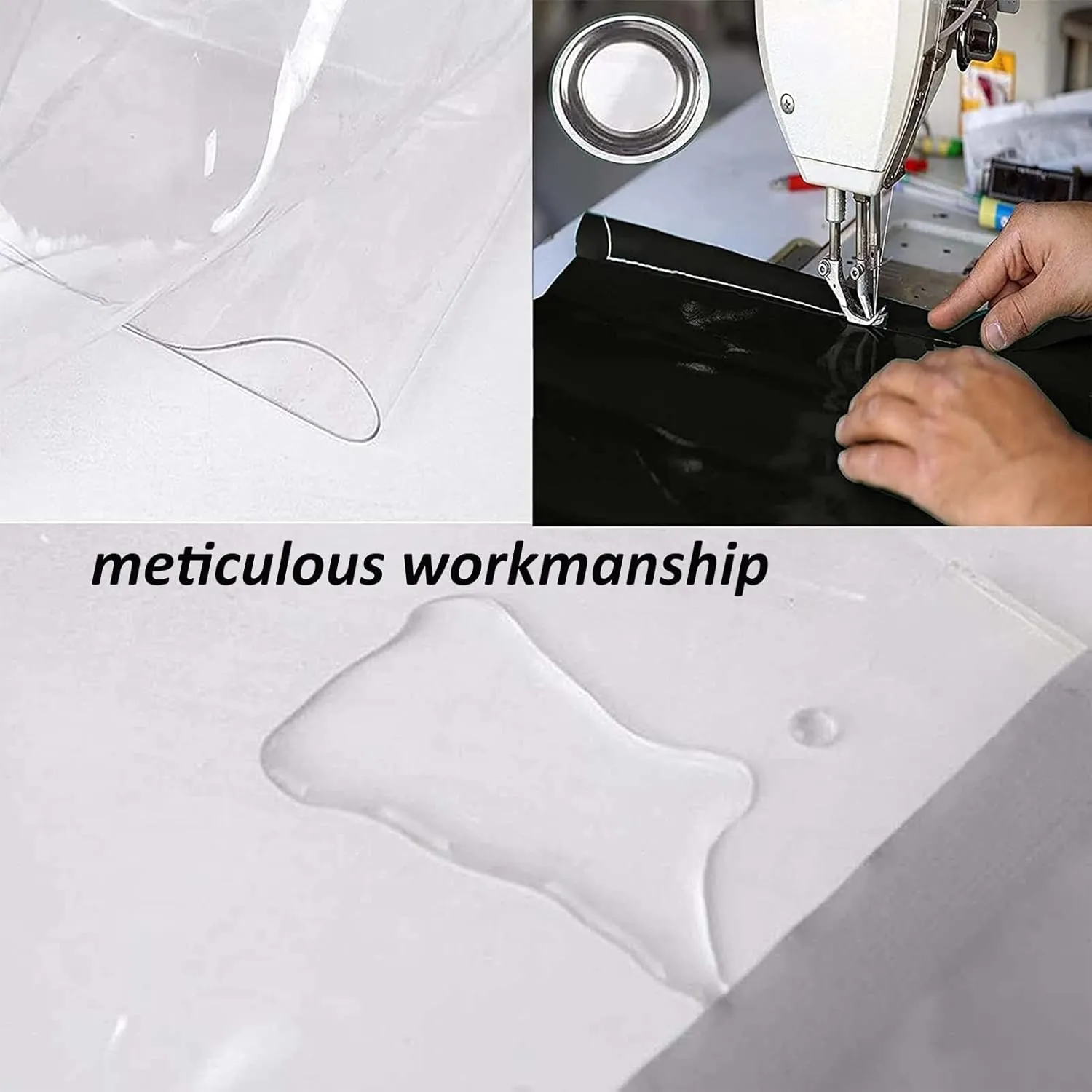 Duty Tarpaulin Waterproof Thick PVC Tarpaulin Sheet, 0.5mm Heavy Duty, Customizable (Color : Clear, Size : 3.28x2.62ft/1x0.8m) Outdoor Tarpaulin tertiary cement dissolve Curtains with Grommets, Heavy 