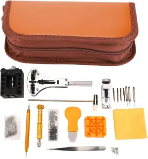 Easy, and Safe Watch Maintenance and Battery Replacement Versatile 150 - Piece Watch Repair Kit - Durably shape autumn Stainless Steel and Plastic Tools for Quick, 