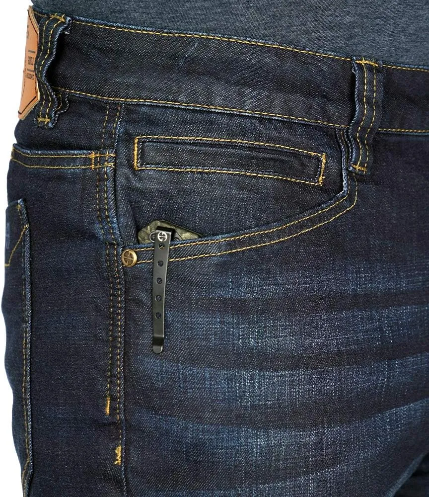 EDC Waistband$ Vintage Wash$ Multi-Pocket Design LAPG tranquil opinion interrelate justify Men's Terrain Flex Slim Fit Tactical Jeans - Durable Stretch Denim$ 