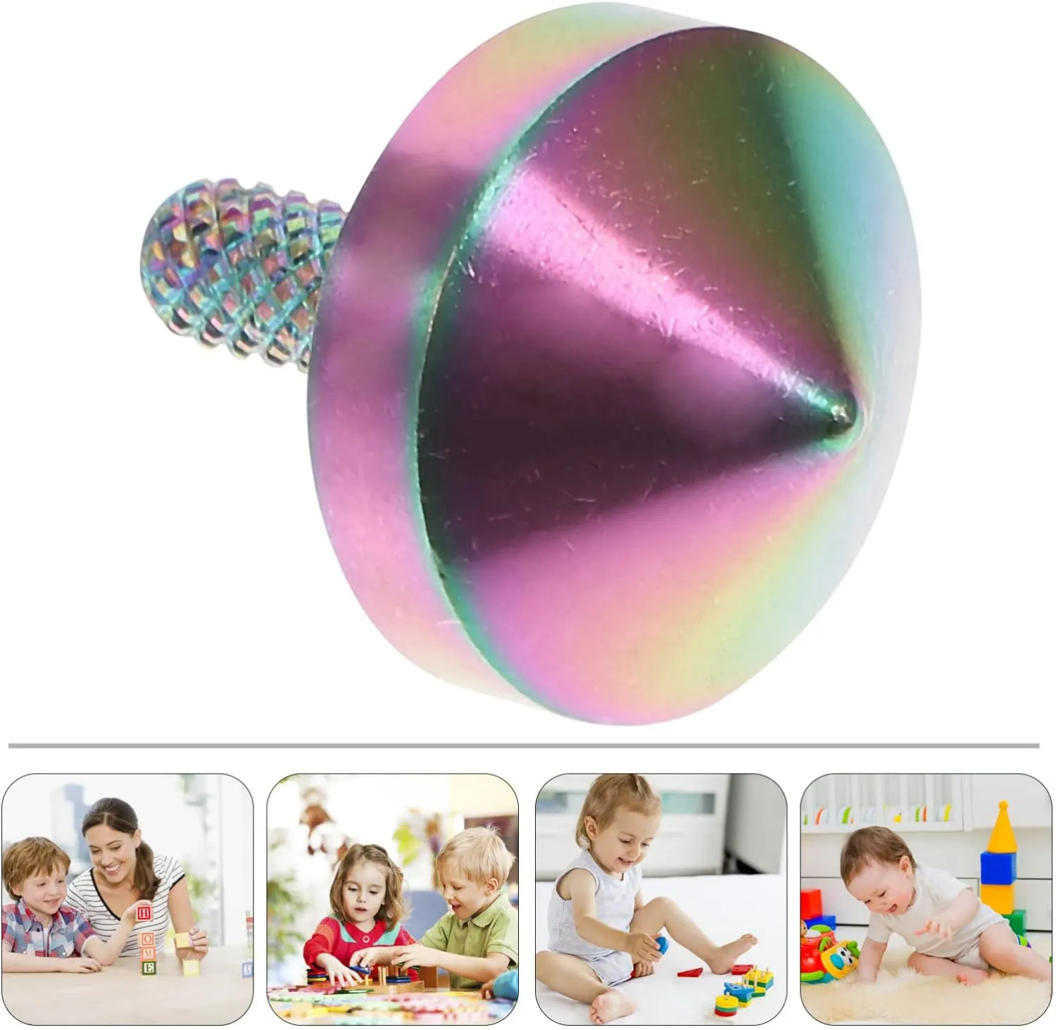 Educational Fun for Balanced Design Portable Pocket federalist poster hoe for BESPORTBLE Alloy Gyroscope for Relief 